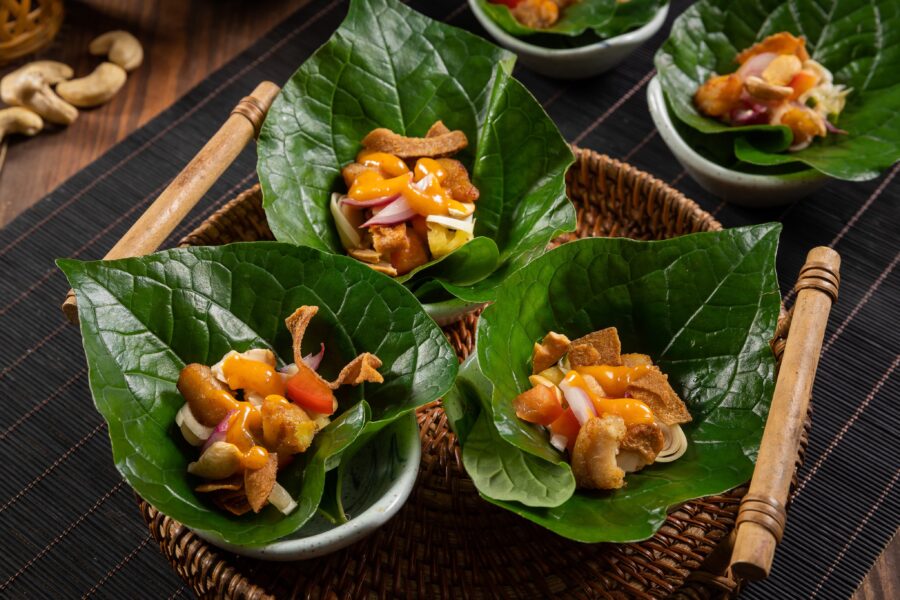 Món cuốn lá lốt Kẻ Chợ