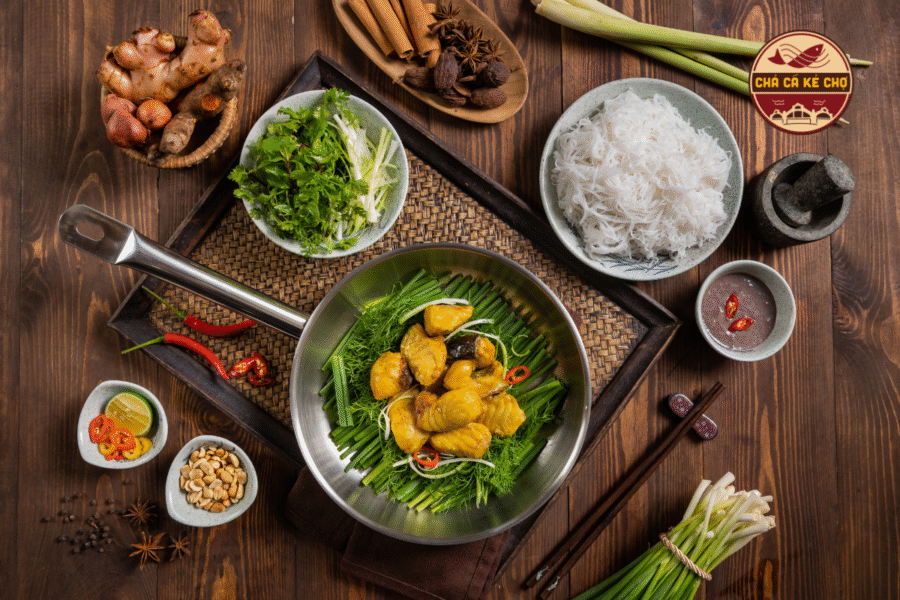 cách ăn chả cá lã vọng của người Hà Nội